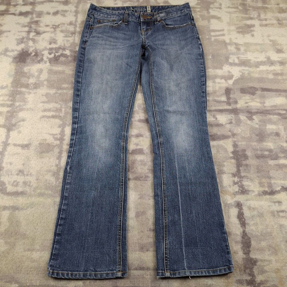 American Rag Cie Jeans Womens 3S 3 Short Bootcut Blue Denim Stretch Petite 3